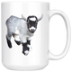 Cute Pygmy Goat Coffee Mug (15 oz)