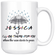 Jessica I'll Be There For You Rain Friends Coffee Mug (15 oz)