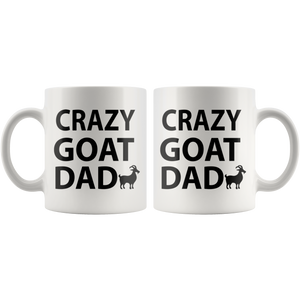 Crazy Goat Dad Coffee Mug (11 oz) - Freedom Look