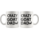 Crazy Goat Dad Coffee Mug (11 oz) - Freedom Look