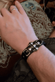 Skeleton Skull Leather Bracelet - Freedom Look