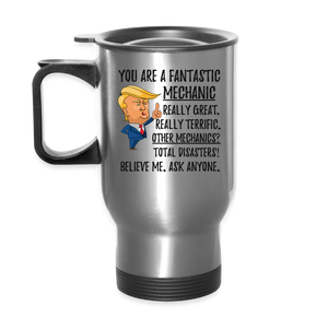 Mechanic Trump Travel Mug - silver