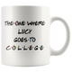 The One Where Lucy Goes To College Coffee Mug (11 oz)