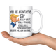 Funny Fantastic Cop Trump Coffee Mug (15 oz)