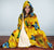 Butterfly Sunflower Hooded Blanket - Freedom Look