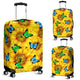 Sunflower Butterfly Luggage Cover