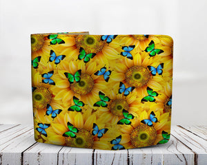 Sunflower Butterfly Wallet