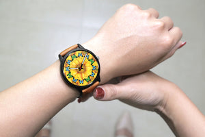 Sunflower Butterfly Awesome Watch