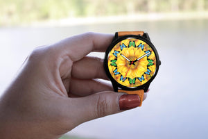 Sunflower Butterfly Awesome Watch