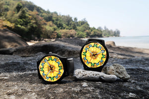 Sunflower Butterfly Awesome Watch