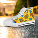 Sunflower Butterfly High Top Shoes