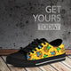 Sunflower Butterfly Low Top Shoes