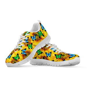 Sunflower Butterfly Sneakers