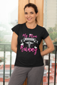 My Mom Is Out Saving Every Bunny Nurse Womens And Unisex T-Shirt