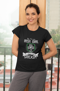 Irish Girl - Speak Fluent Sarcasm St Patrick's Day Unisex T-Shirt