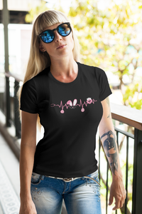 Easter Nurse Heartbeat Womens And Unisex T-Shirt