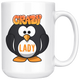 Crazy Penguin Lady Coffee Mug (15 oz) - Freedom Look