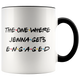 The One Where Jenna Gets Engaged Colored Coffee Mug (11 oz)
