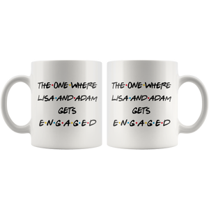 The One Where Lisa And Adam Gets Engaged Coffee Mug (11 oz)