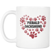 Piebald Dachshund Mug - Piebald Dachshund Gifts - I Love Wiener Dog Dad Mom Mug - Great Gift For Daschund Owner - Freedom Look