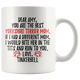 Personalized Yorkshire Terrier Dog Tinkerbell Mom Amy Coffee Mug (11 oz)