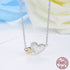 Two Hearts Pendant Necklace - 925 Sterling Silver