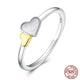 Two Hearts Ring - 925 Sterling Silver - Freedom Look