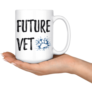 Future Vet Medicine Degree, Veterinarian Student Coffee Mug (15 oz)