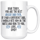 Personalized Australian Shepherd Dog Spicy Dad Terry Coffee Mug (15 oz)
