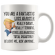 Funny Fantastic Loss Adjuster Coffee Mug, Trump Gifts, Best Loss Adjuster Birthday Gift, Loss Adjuster Christmas Graduation Gift