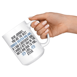 Johnny Chinese Crested Dog Dad Coffee Mug (15 oz)