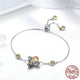 Unique Honey Bee Chain Bracelet - 925 Sterling Silver - Freedom Look