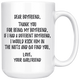Thank You For Being My Boyfriend Coffee Mug (15 oz)