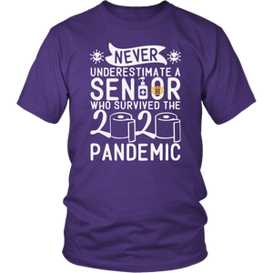 Senior Survived 2020 Pandemic Toilet Paper Unisex & Women T-Shirt