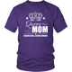 Queen Mom Raising Kind & Strong Humans Mommy Mother's Day Women & Unisex T-Shirt