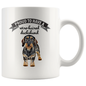 Proud Owner Of Wire-haired Dachshund Coffee Mug (11 oz)