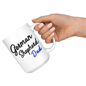 German Shepherd Dad Coffee Mug (15 oz) - Freedom Look