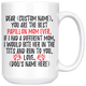 Personalized Best Papillon Mom Coffee Mug (15 oz)