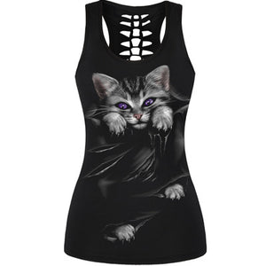 3D Cat Top for Summer 2017 - Freedom Look