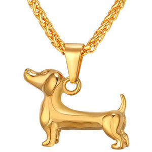 Lovely Dachshund Necklace - Freedom Look