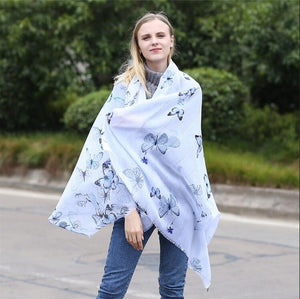 Butterfly Long Scarf - Autumn 2018 - Freedom Look