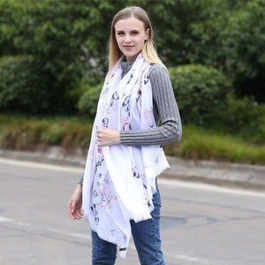 Butterfly Long Scarf - Autumn 2018 - Freedom Look