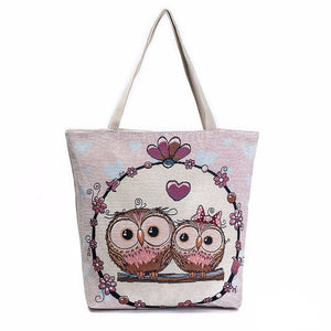 Owl Shopping Bag for Stylish Woman - Freedom Look