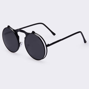 Flip Up Vintage Steampunk Sunglasses - Freedom Look