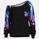 Women's Large Size Top Butterfly - Long Sleeve Blouse