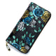 Leather Butterfly Large Wallet - Freedom Look