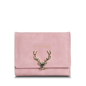 Deer Women Leather Wallet - Limited Edition - Freedom Look