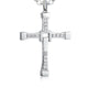 Pay 1 Get 3 - Silver Cross Jesus Pendant Necklace For Men & Women - Freedom Look