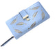 Beautfiful Leaf Leather Wallet - Freedom Look