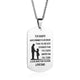 To My Son & To My Daughter Pendant Necklace - Freedom Look